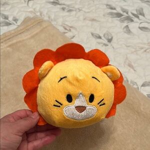 Plush Lion Toy - Orange and Yellow